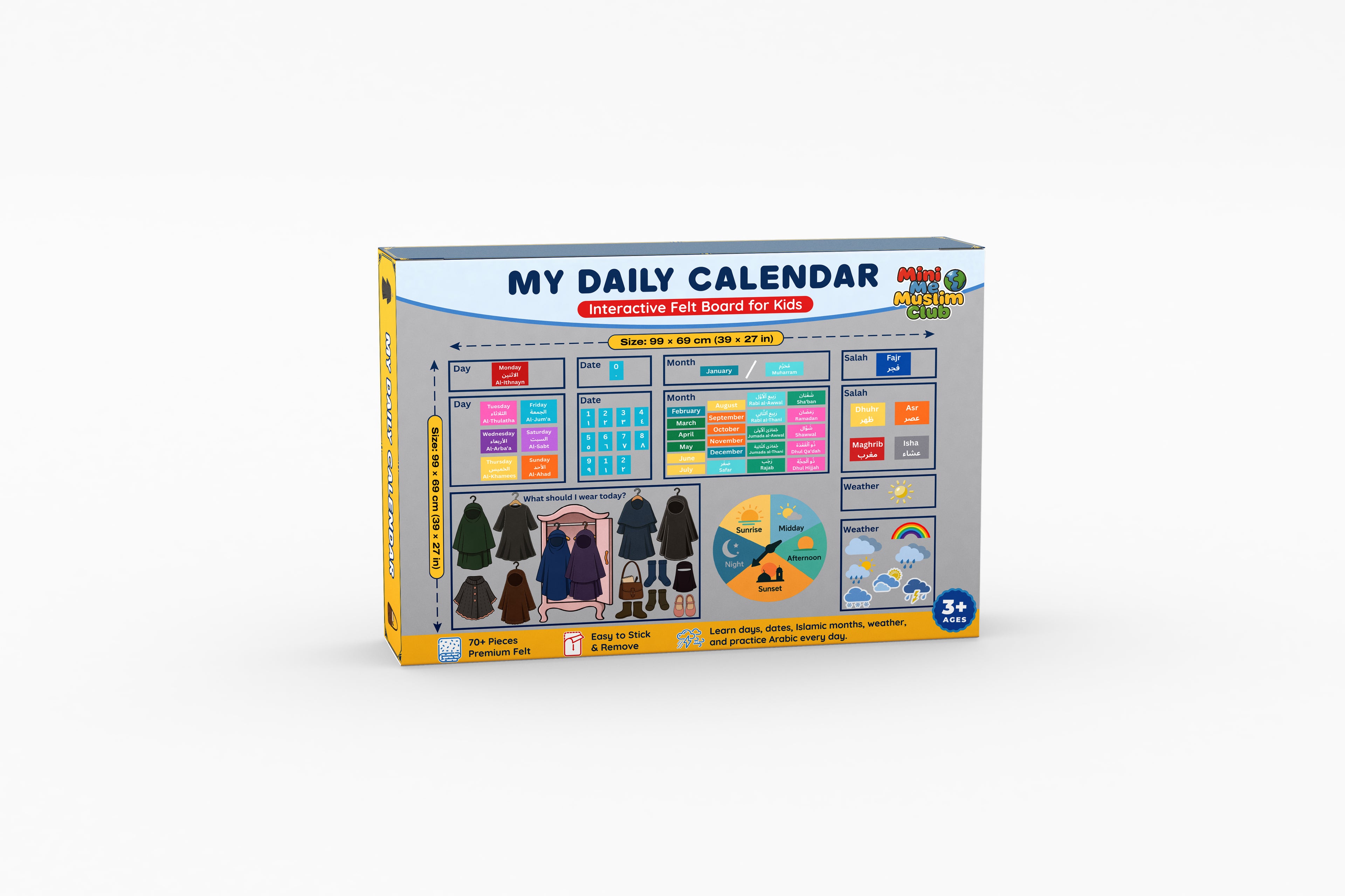 Girls Islamic Daily Calendar