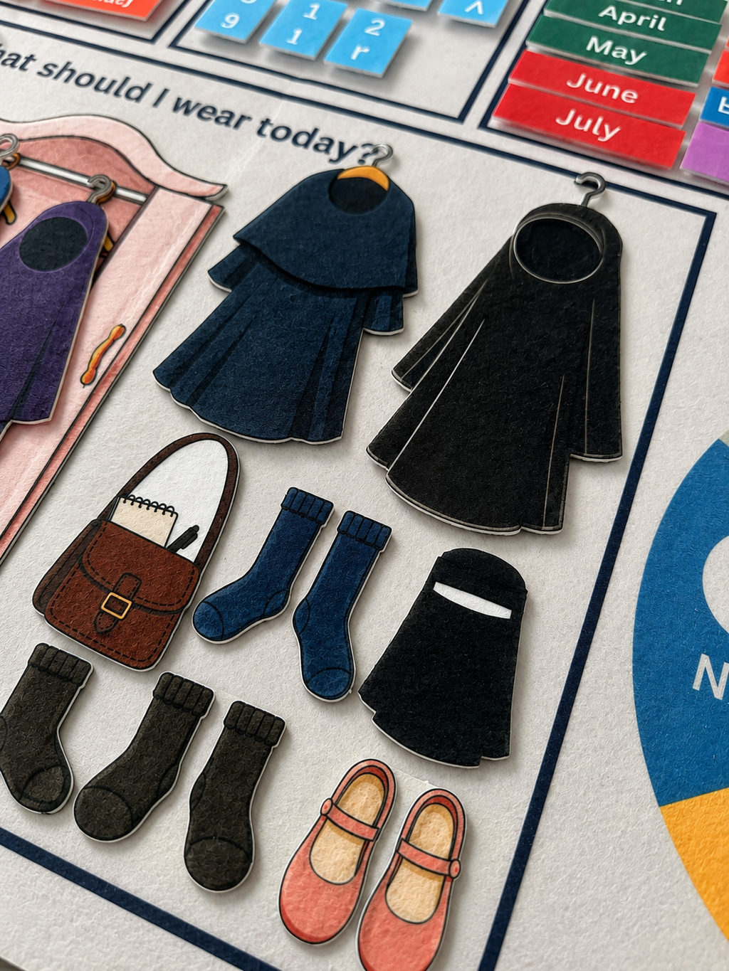 Girls Islamic Daily Calendar