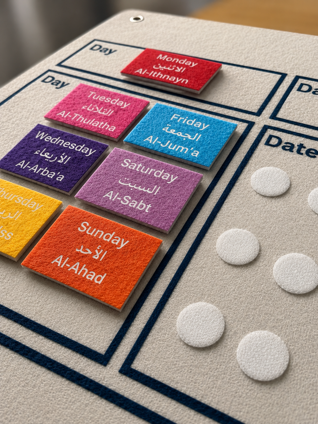 Girls Islamic Daily Calendar